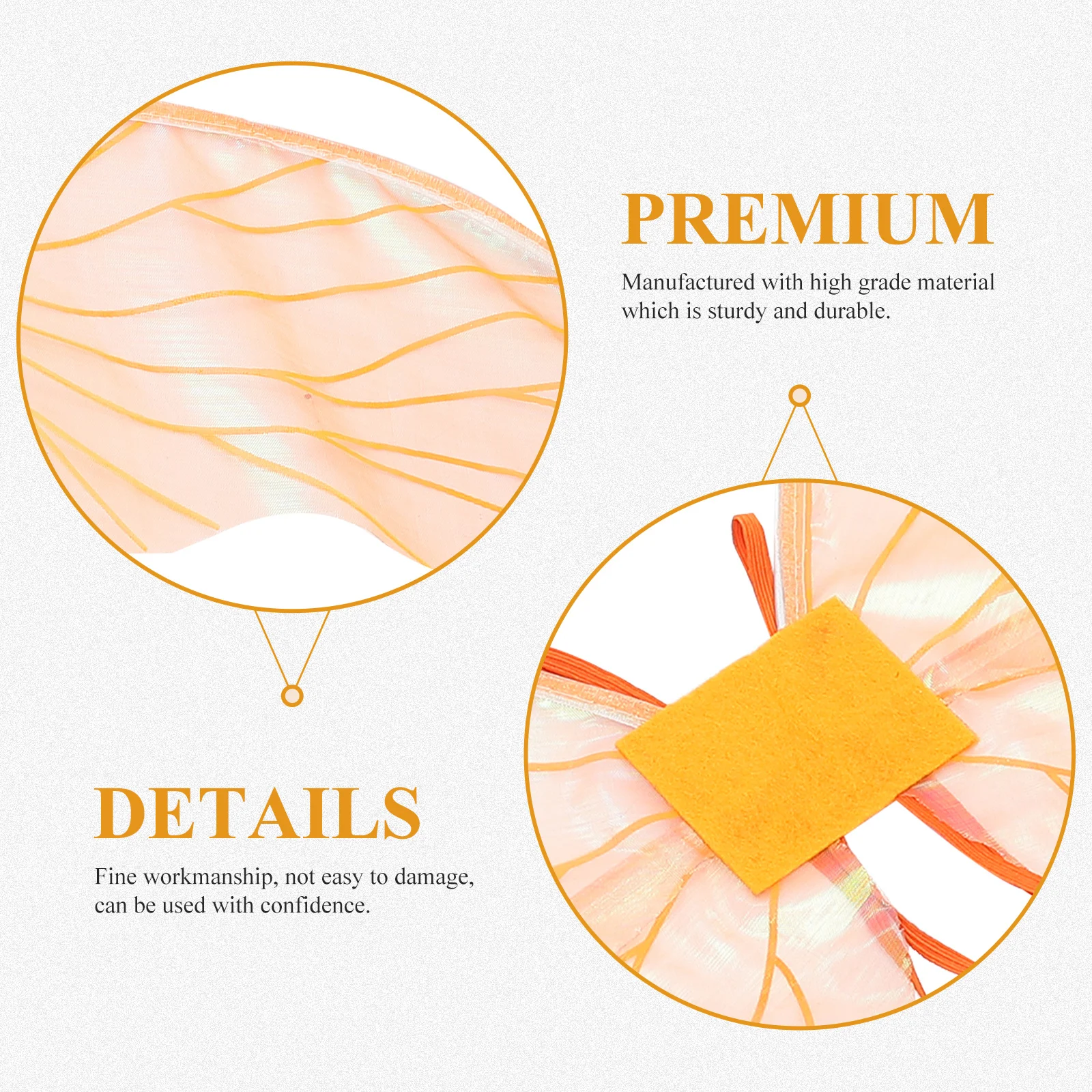

Adorable Gauze Angel Wing Kids Party Performance Prop Creative Fairy Wing Cosplay Accessory Exquisite Wing-Shaped Costume