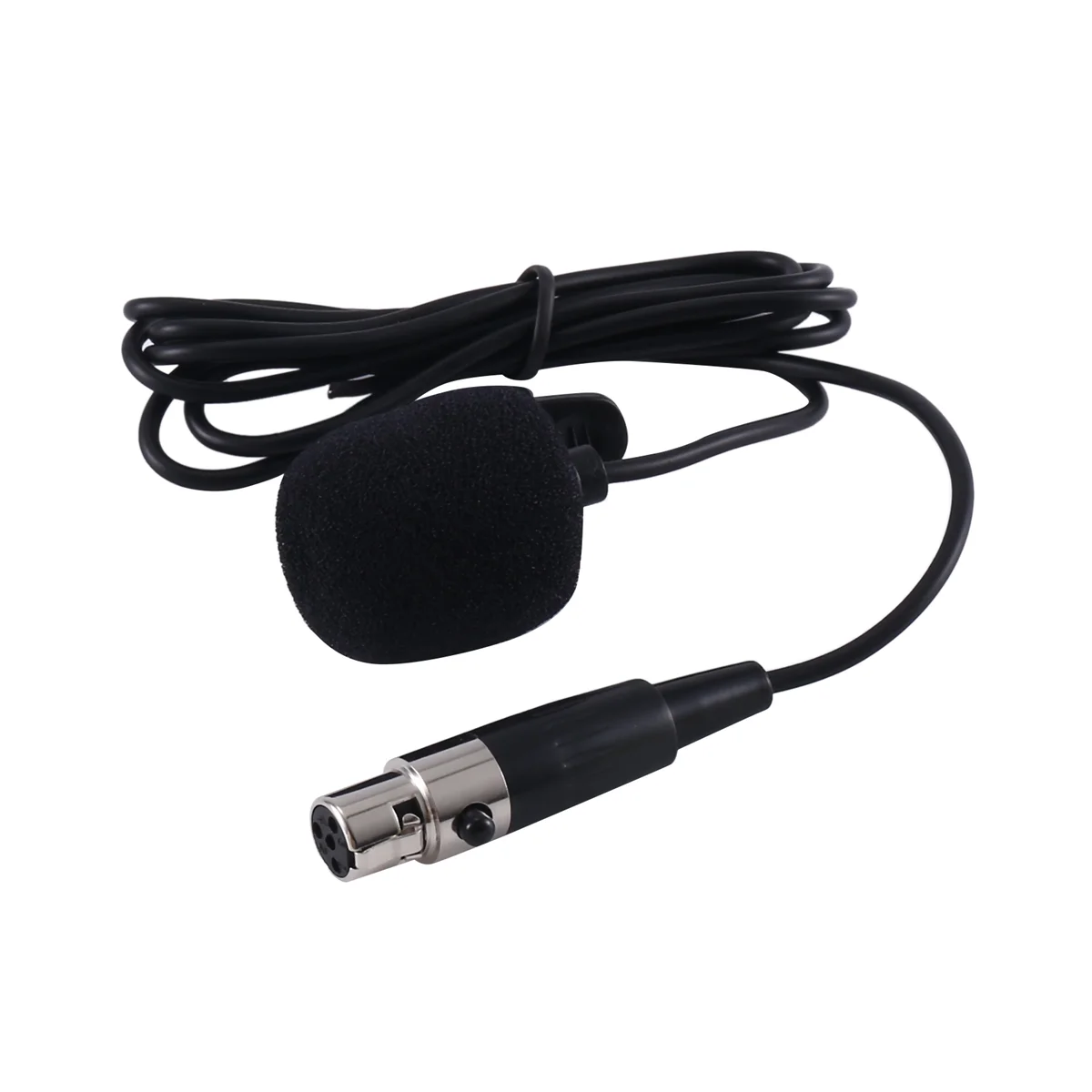 Professional Lavalier Lapel Tie Clip Condenser Microphone 4Pin Mic for Shure Bodypack 4 Pin XLR