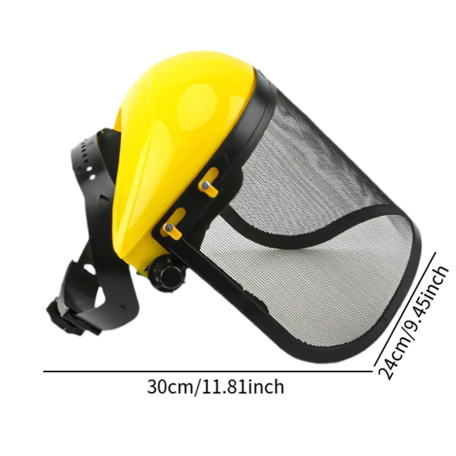 Bosbouw Gezichtsscherm Met Full Face Mesh Lichtgewicht Veelzijdig Voor Wiet Whacking Generieke Face Guard Verstelbare Bescherming