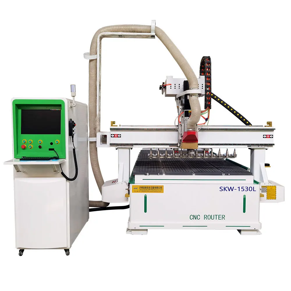 Wood Door Making Cutting Hine ATC Cnc Router 1325 Ear Carpentry Equipment Woodworking Hines