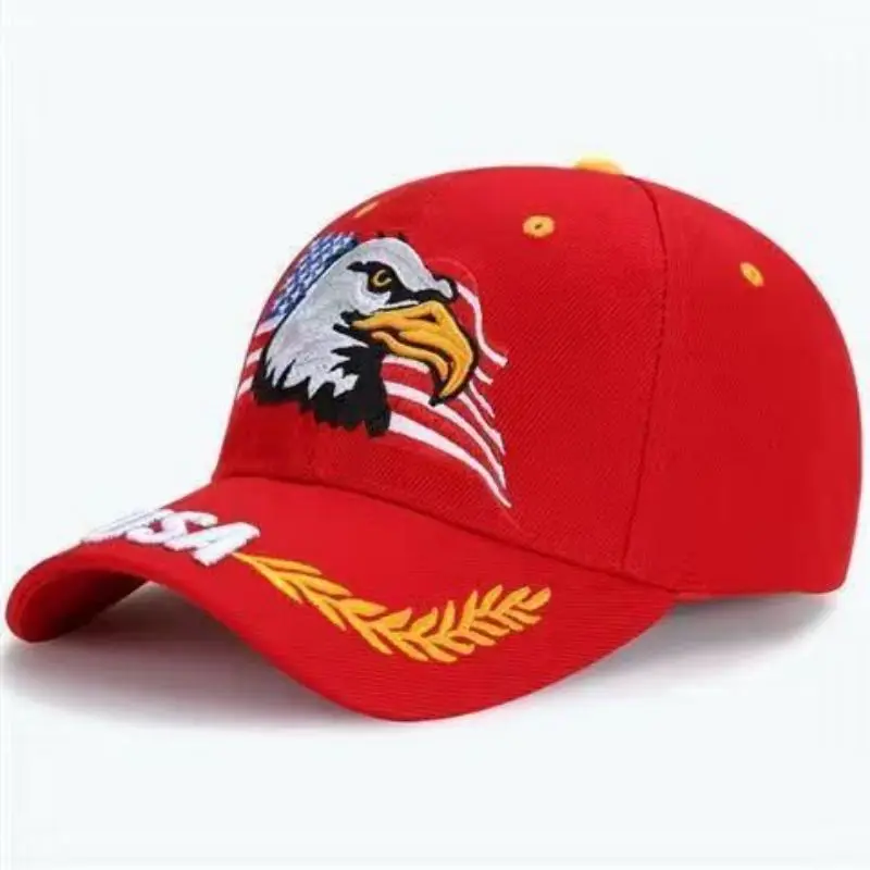 Baseball Cap Eagle Embroidered Baseball Cap Fashion Cap for Men and Women Outdoor Sun Protection Hat