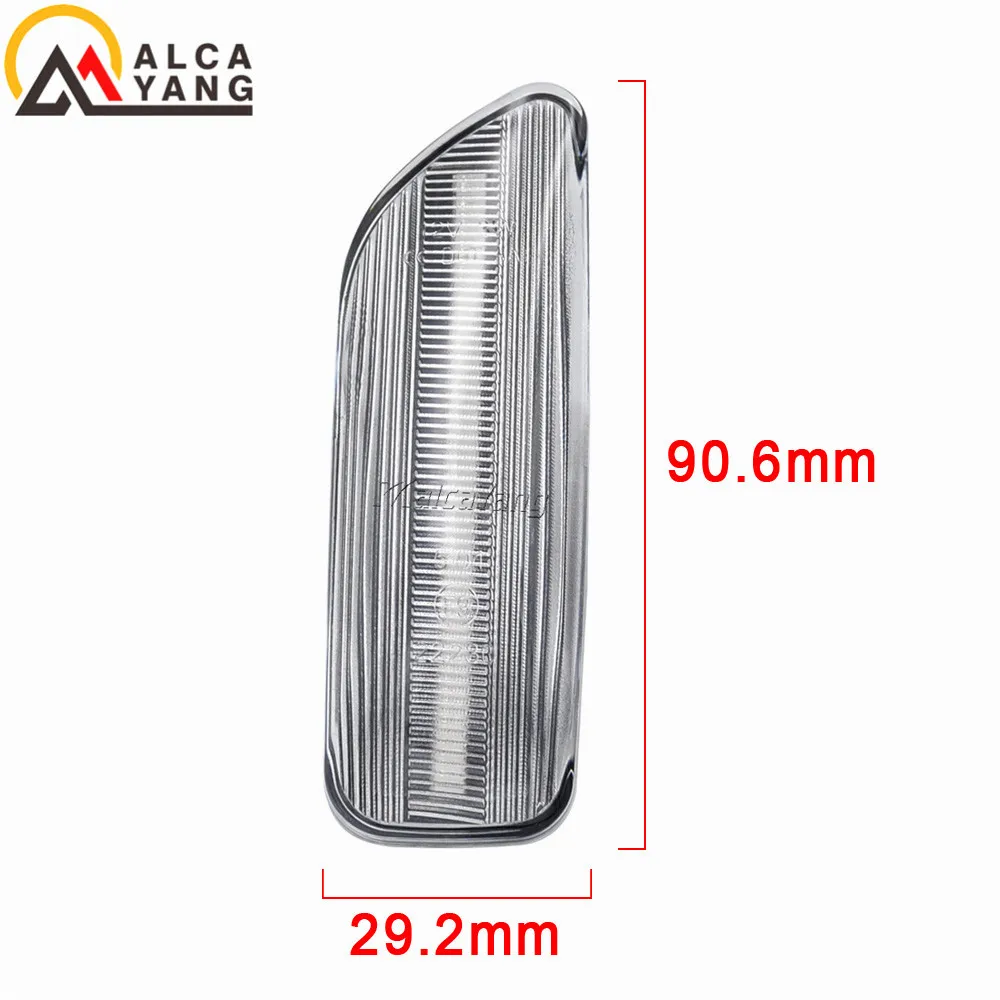 2Pcs Amber LED Side Marker Blinker Turn Signal Light For Volvo XC90 S80 XC70 V70 S60 2001-2009 30722641 3072264