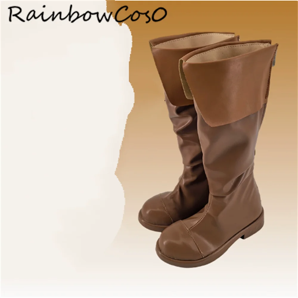 Link Cosplay Scarpe Stivali Gioco Anime Party Halloween RainbowCos0 W4976