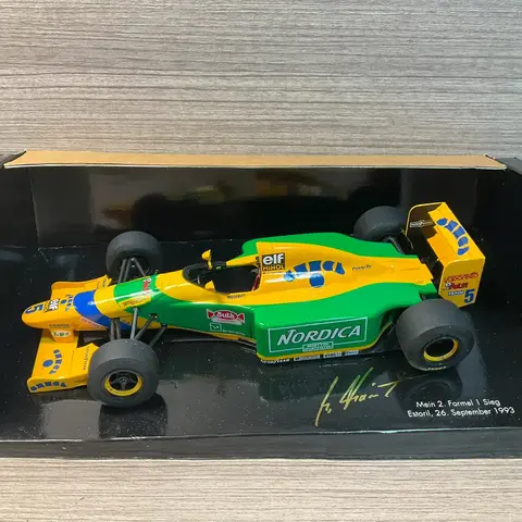 Minichamps 1:18 F1 Benetton 1993 Schumacher B193 Simulation Limited Edition Resin Metal Static Car Model Toy Gift
