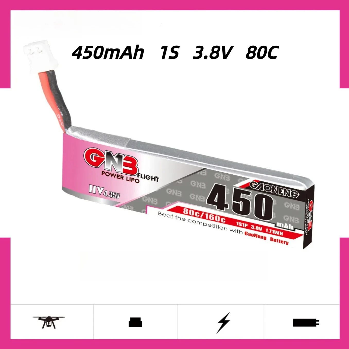 Gnb 450Mah 1S 3.8V …