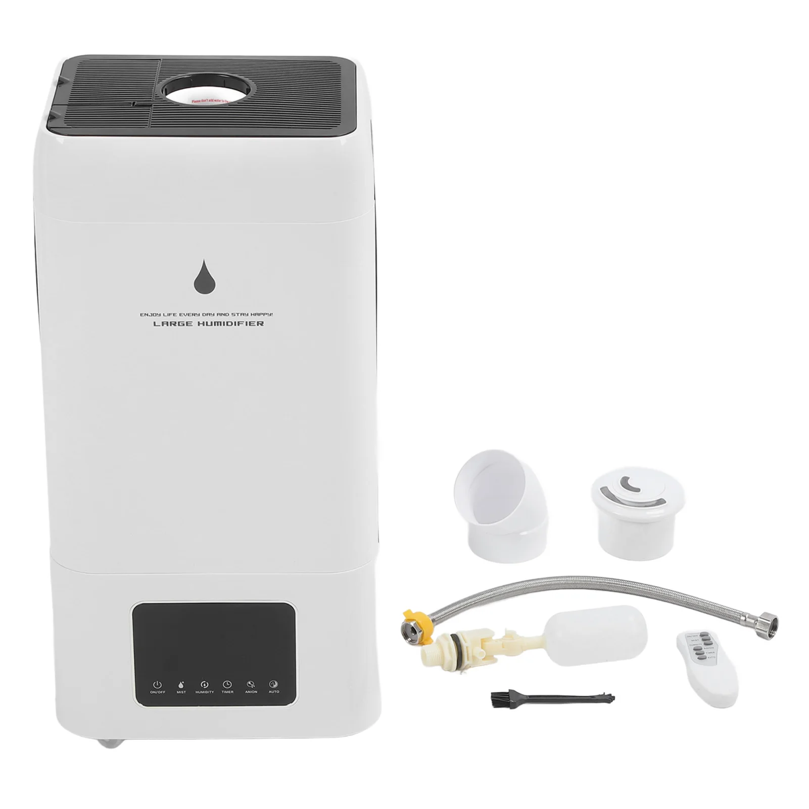 Humidificador industrial 100-240 V Fácil llenado de agua Placa de nebulización multicapa Humidificador de aire para uso comercial para 150 a