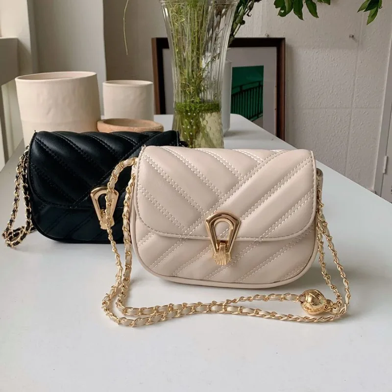 

2025Fashion Women Daily Commute Bag | Light Beige Quilted | Shoulder Crossbody Essential