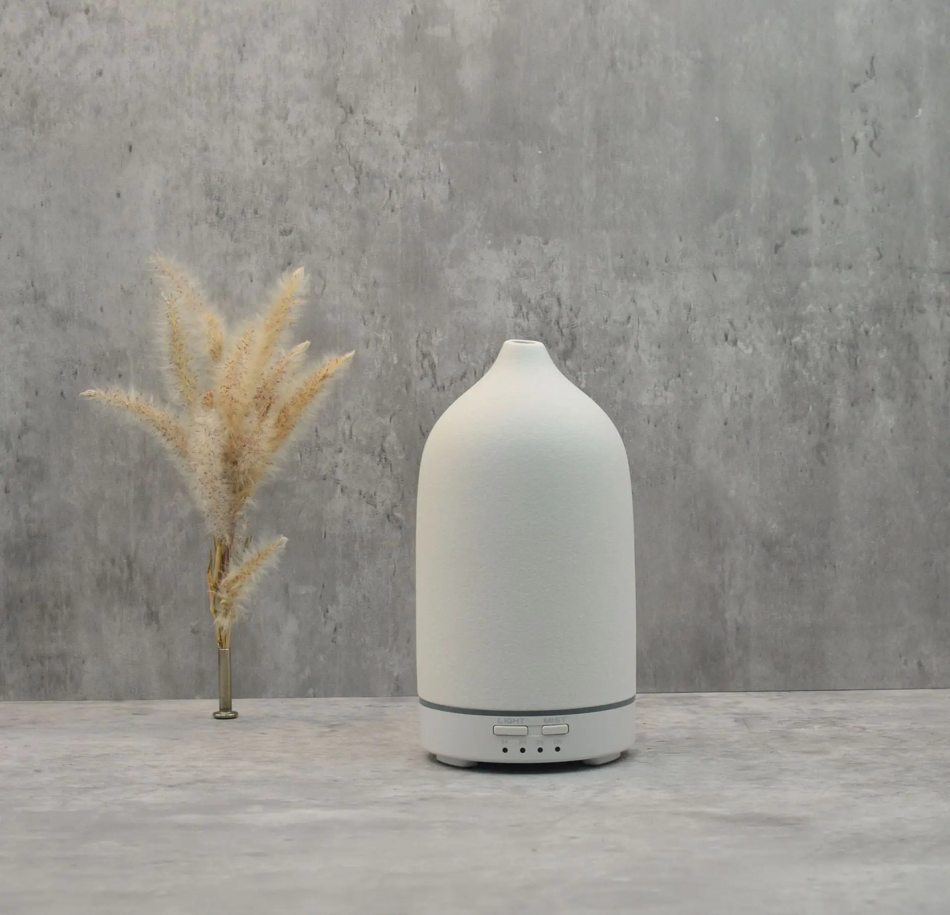 Essential Oil Diffuser Ceramic Ultrasonic Aroma Diffuser Humidifier Multi-color Multi-style Changing For Home Hotel Aroma Diffus
