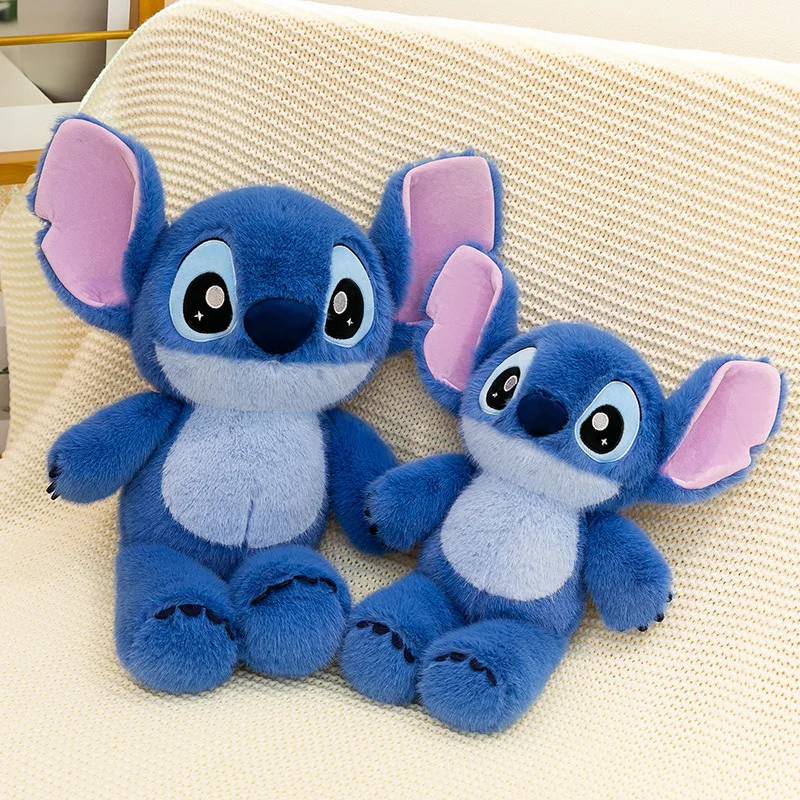 디즈니 카와이 플러시 스티치 인형 라벤더 드림 핑크 키체인 백팩 참 귀여운 플러시 장난감 어린이 생일 크리스마스 선물