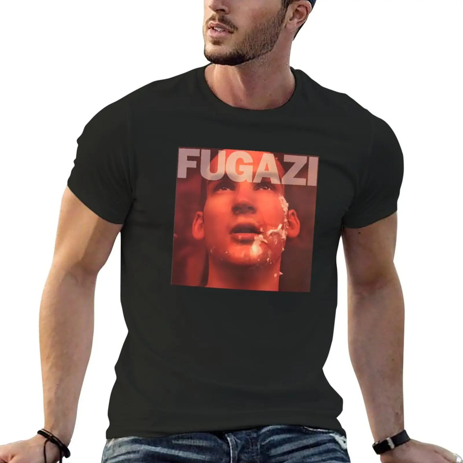 New Fugazi Fugazi T-Shirt custom t shirt quick drying t-shirt summer clothes fitted t shirts for men