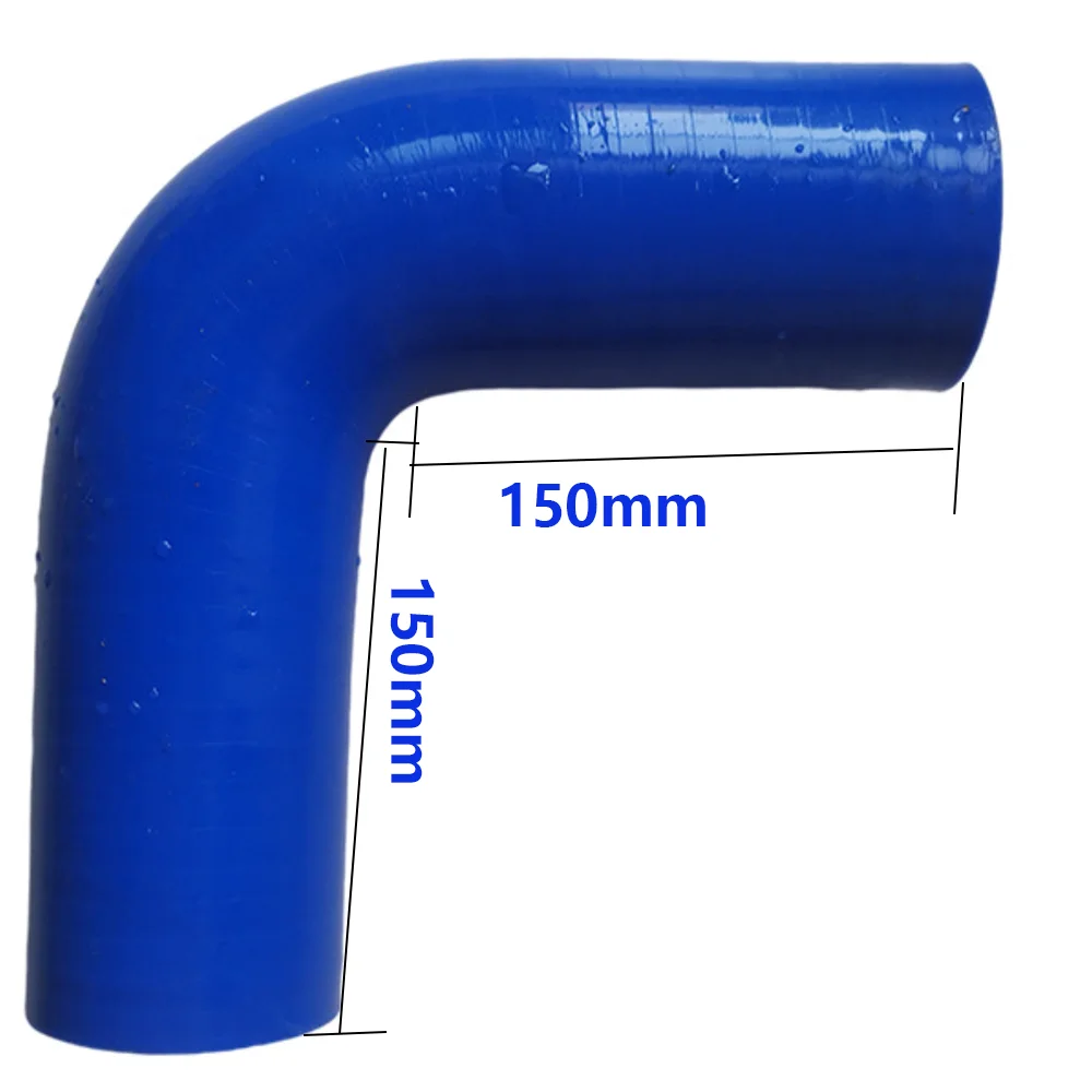 Black Red Blue ID16-130mm Length 150mm 90 Degree Angled Silicone Hose InTercooler Coupling Turbine Hose