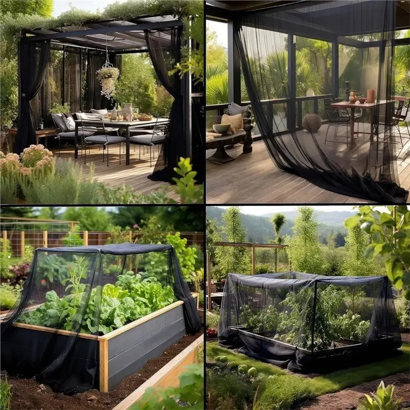ABVG-2.4X6m Garden Plant Protection Net With Rope