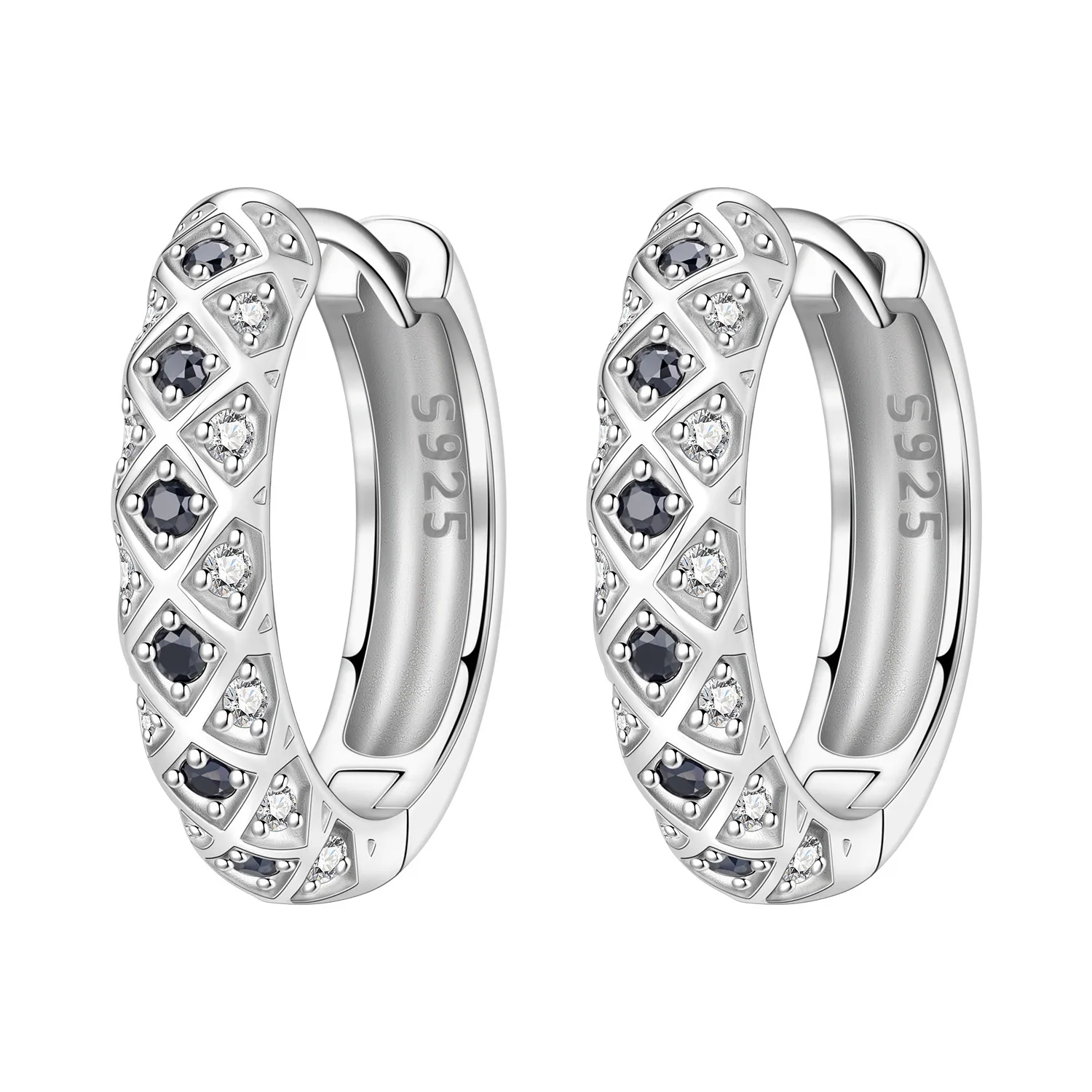 S925 Sterling Silber Ohrringe, exquisite, funkelnde Zirkonia-Ohrringe für Frauen, Geburtstagsgeschenk, Silberschmuck ﻿ ﻿   Valentinstagsgeschenke