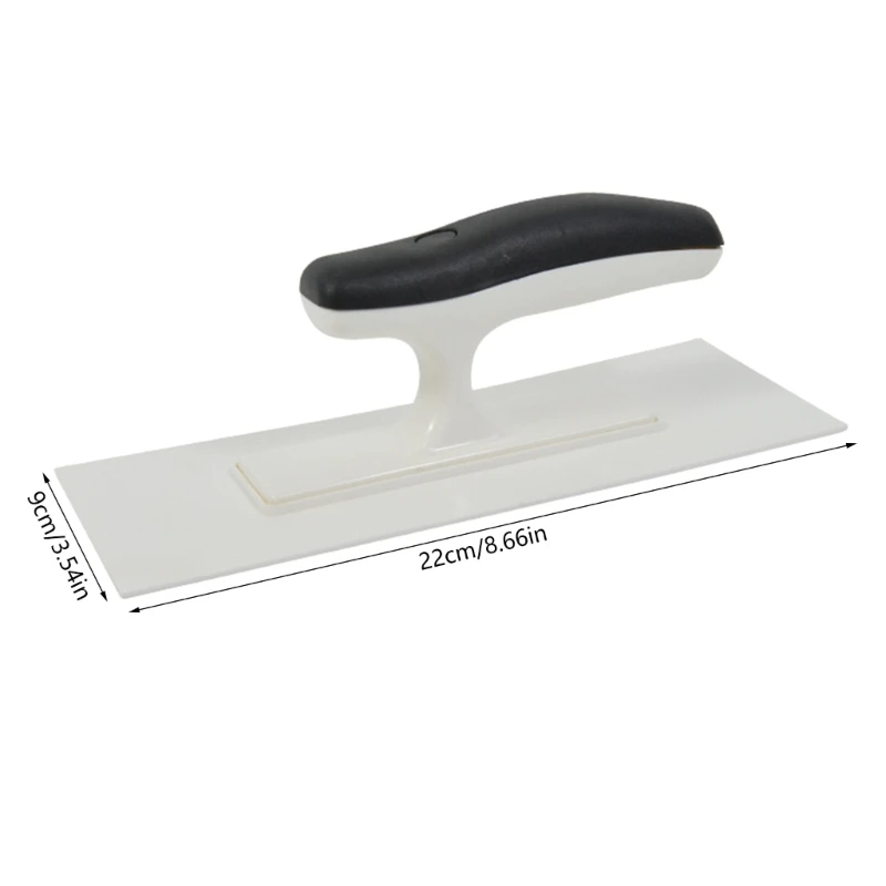 Plastic Clear Finishing Trowel for Artistic Paints Plasters Plastering Trowel Efficient for Artistic Paint and Mud Drop Shipping