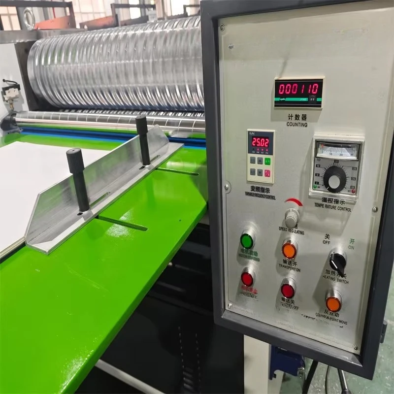 qwe Double Roller Deep Texture Paper Embossing Machine for Thick Cardstock