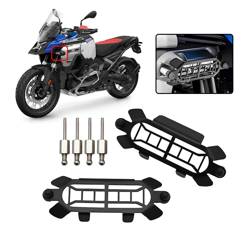

R1300GS ADV LED Auxiliary Protection Light Motorcycle Accessories PC Lamp Guards For BMW R 1300 GS Adventure 2024 2025