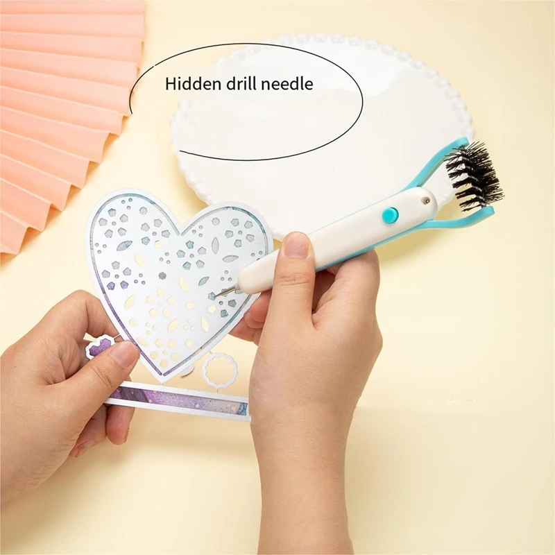 AB08-Alat Penyiangan Pengikis Penindik Sikat Mati dengan Mudah Menghilangkan Kertas Berlebih dari Alat Sikat Mati Yang Harus Dimiliki Mati