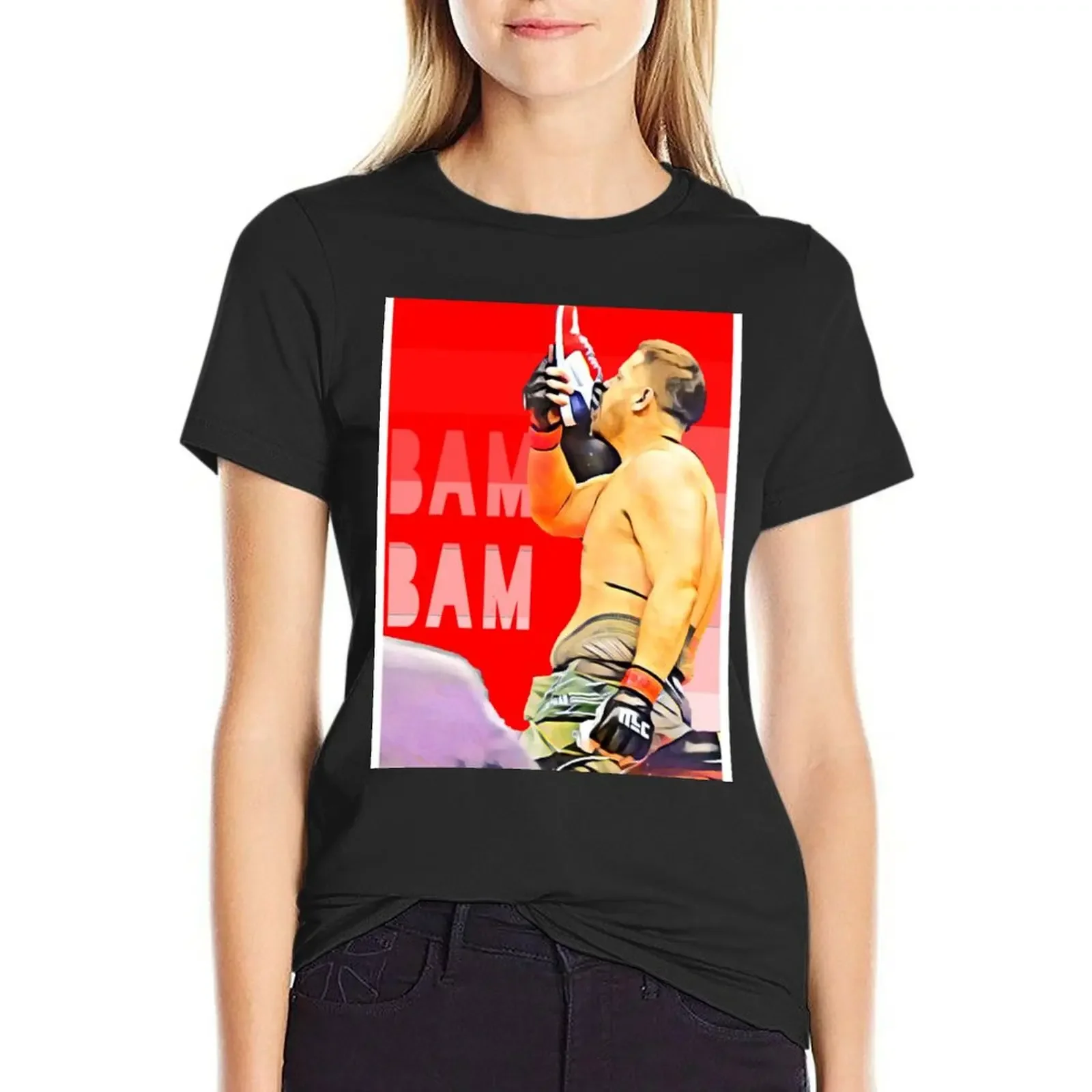 

Bam Bam : Tai Tuivasa T-Shirt vintage clothes plus size tops shirts graphic tees Womens clothing