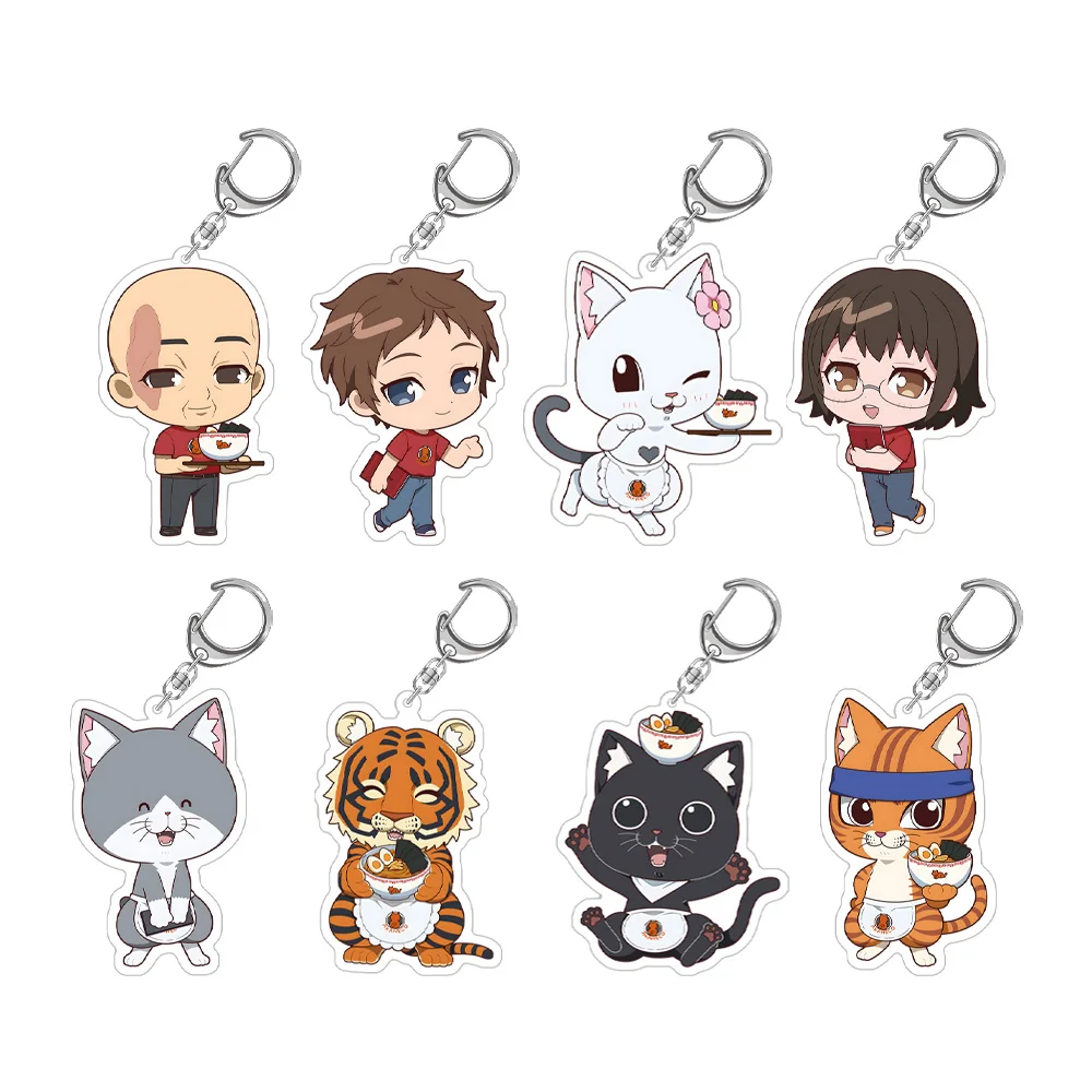 Anime periférico StoreRed Cat Ramen Bunzo pudín Sasaki Sabu Tamako Yashiro Hana Yuzu Yamasato joya Krishna llavero acrílico
