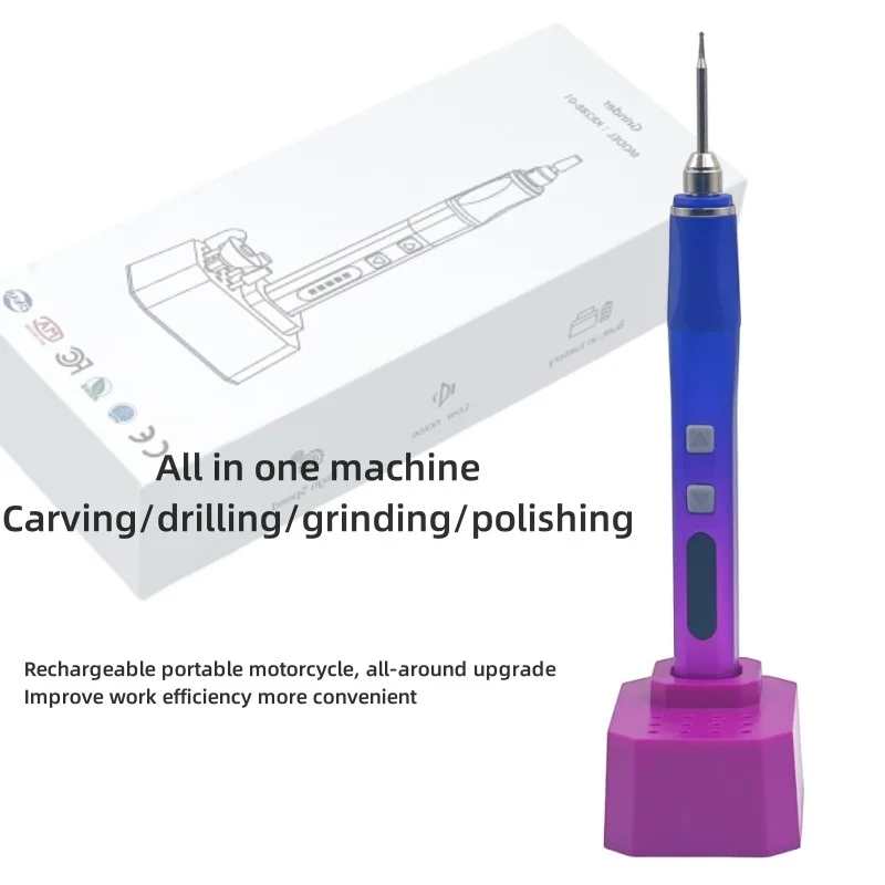 Mini Engraving Cordless Rotary Tool Grinding Polishing Machine Rechargeable Pen Cutting DIY  Grinding Accessories Set Toos