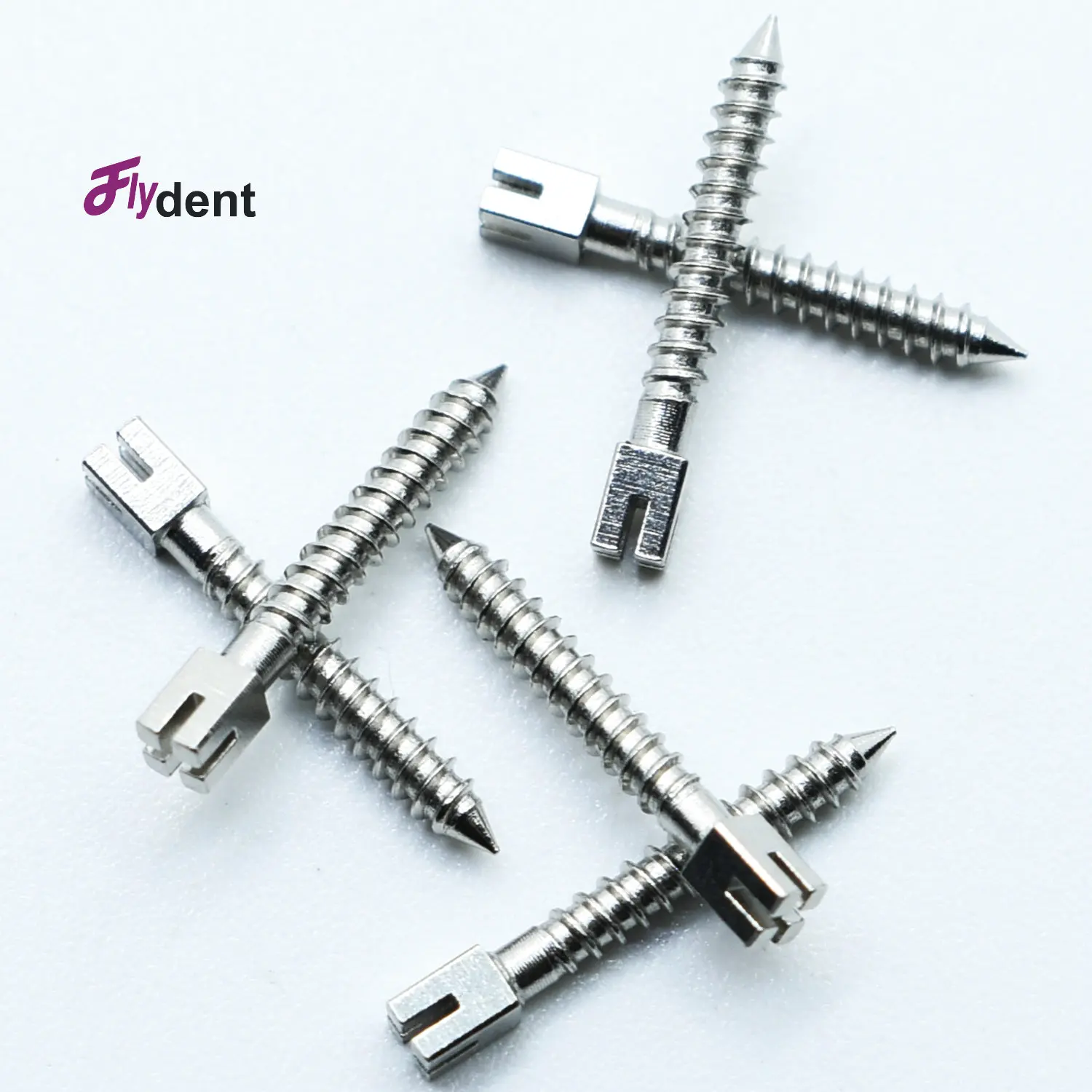 

50PCS Bag Dental Euro Post Steel Screw Posts TITANIUM Screw Posts Dental Materials