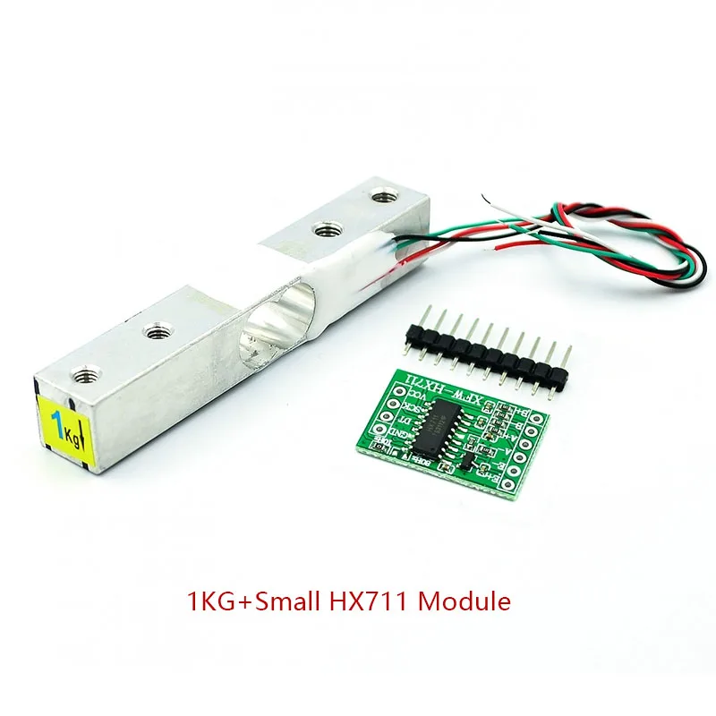 Тензодатчик 1 кг 5 кг 10 кг 20 кг 100 г HX711 AD модуль датчик веса diy электронные весы датчик давления для взвешивания из алюминиевого сплава