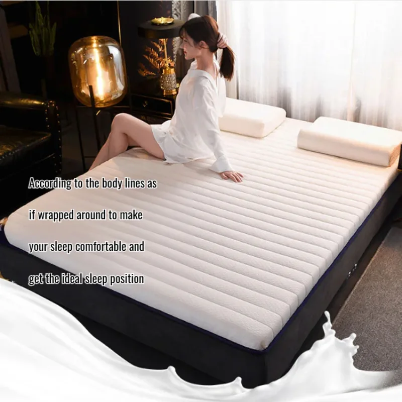 Hypoallergenic Latex Mattress Topper - High-Density Foam Bed Pad with Ergonomic Design, Durable Sleep Upgrade