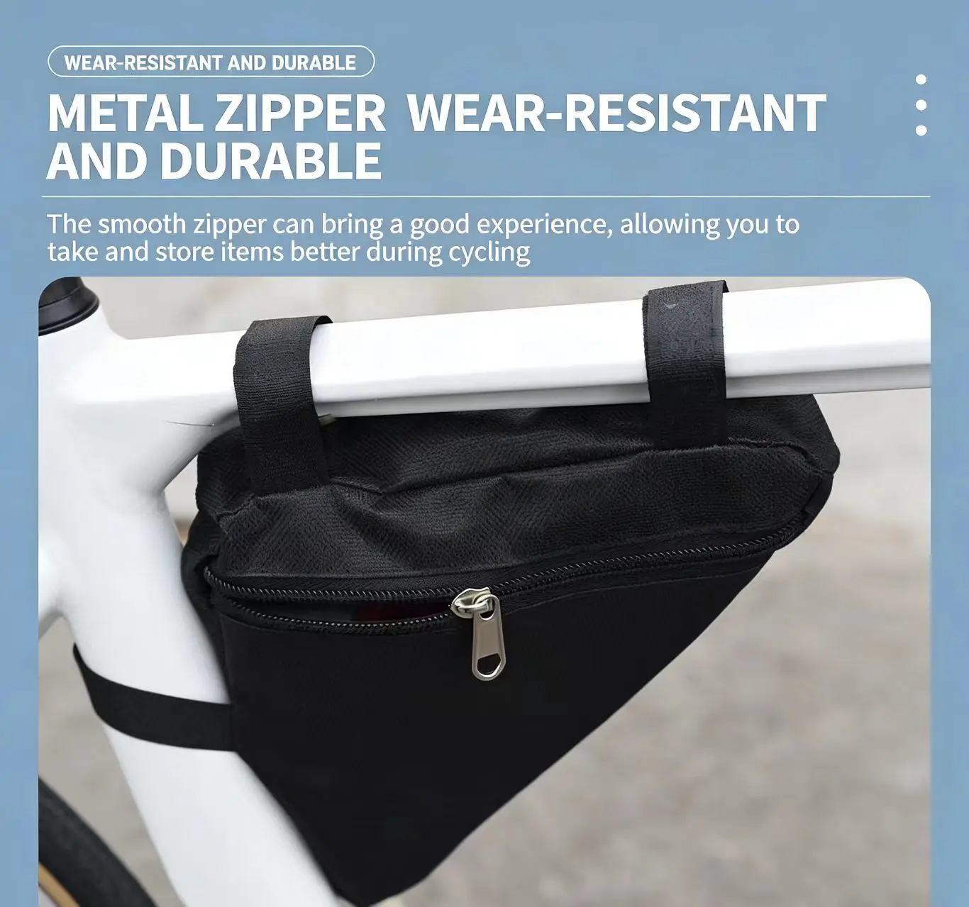 Waterproof Bicycle Triangle Bag Front Frame Handlebar Cycling Bags Bike Parts Accessory - view 6