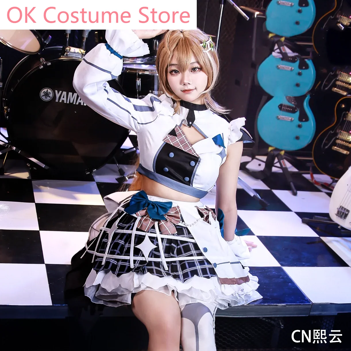 Virtual Idol Vtuber Hololive4th Nanashi Mumei Cosplay Costume Cos Game Anime Party Uniform Hallowen Play Role Clothes Clothing