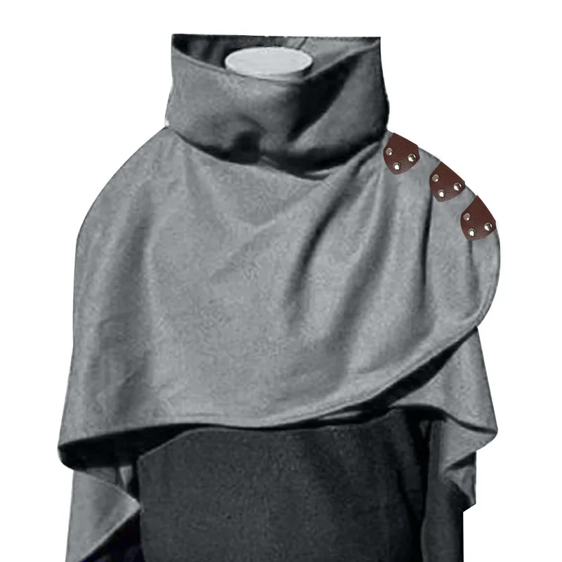 Costumi da uomo medievali accessori Warrior vichingo aristocratico Assassins Knight scialle Cape Women Renaissance Cosplay Armor