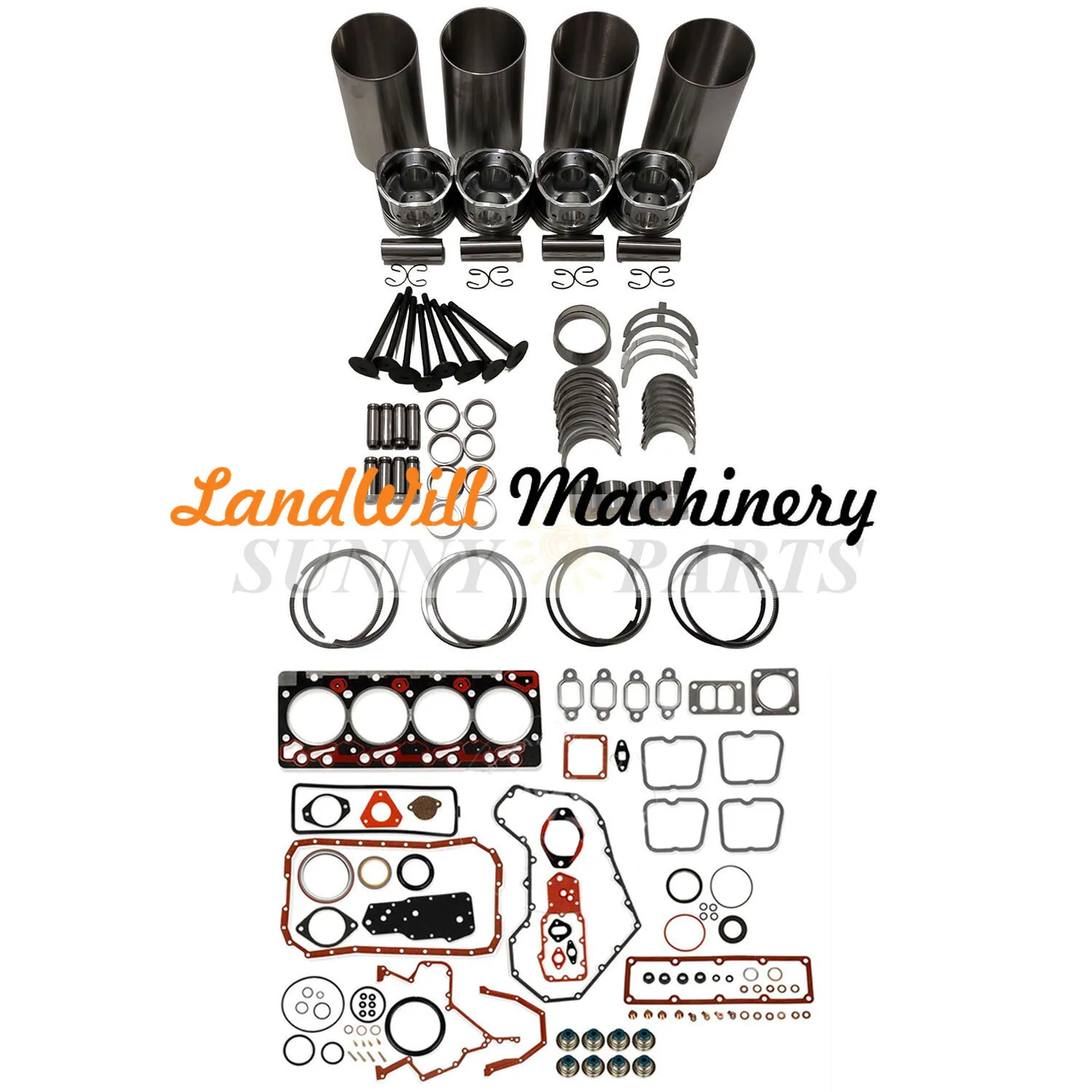 4BT3.9 Engine Overhaul Rebuild Kit STD Fits Cummins Engine