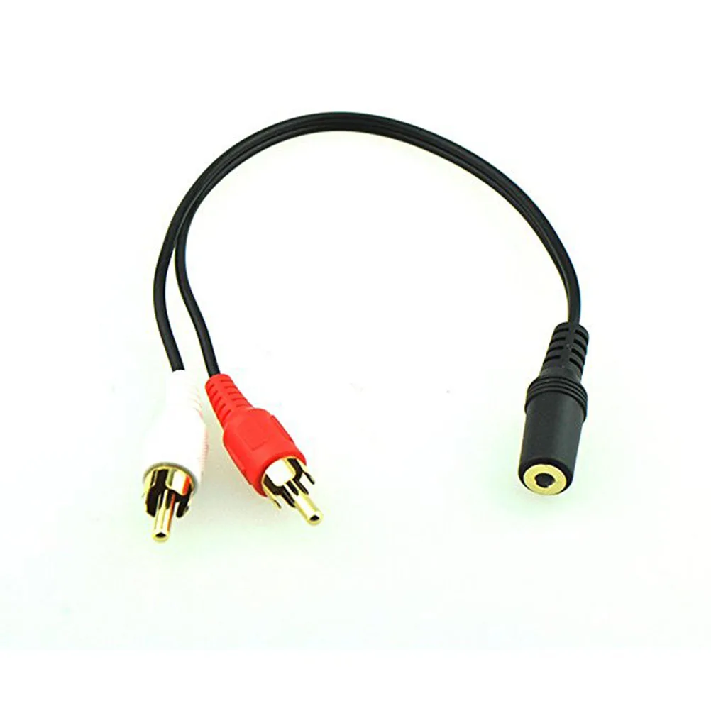 

Y Cable 3.5mm to Dual Male Gold Plated Audio Adapter for Mp3 Players Portable Cd Stereos Systems