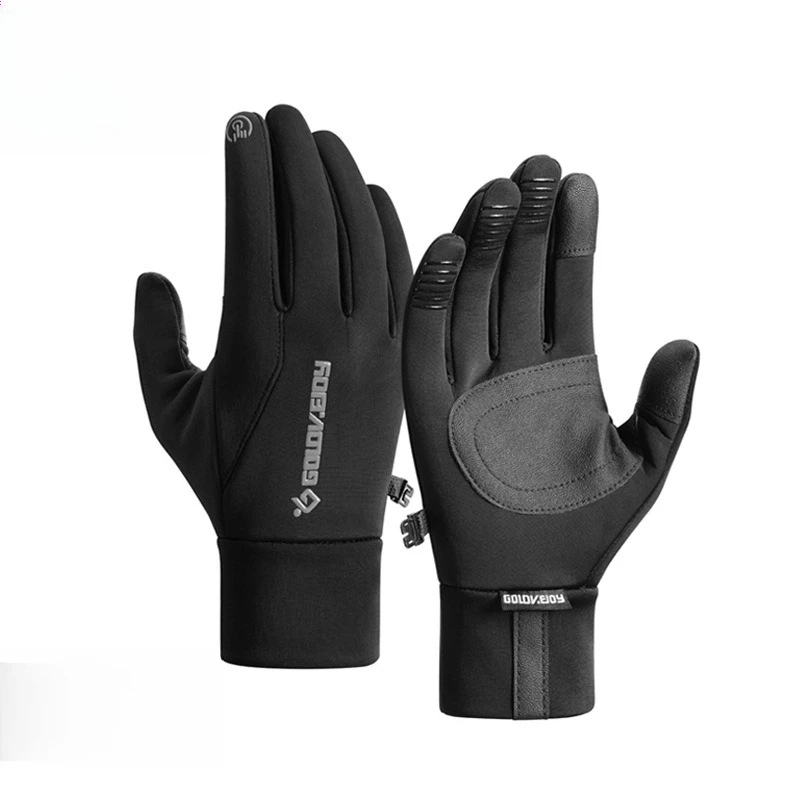 

Winter cycling gloves men's warm outdoor sports windproof waterproof velvet electric vehicle touch screen gloves DB70