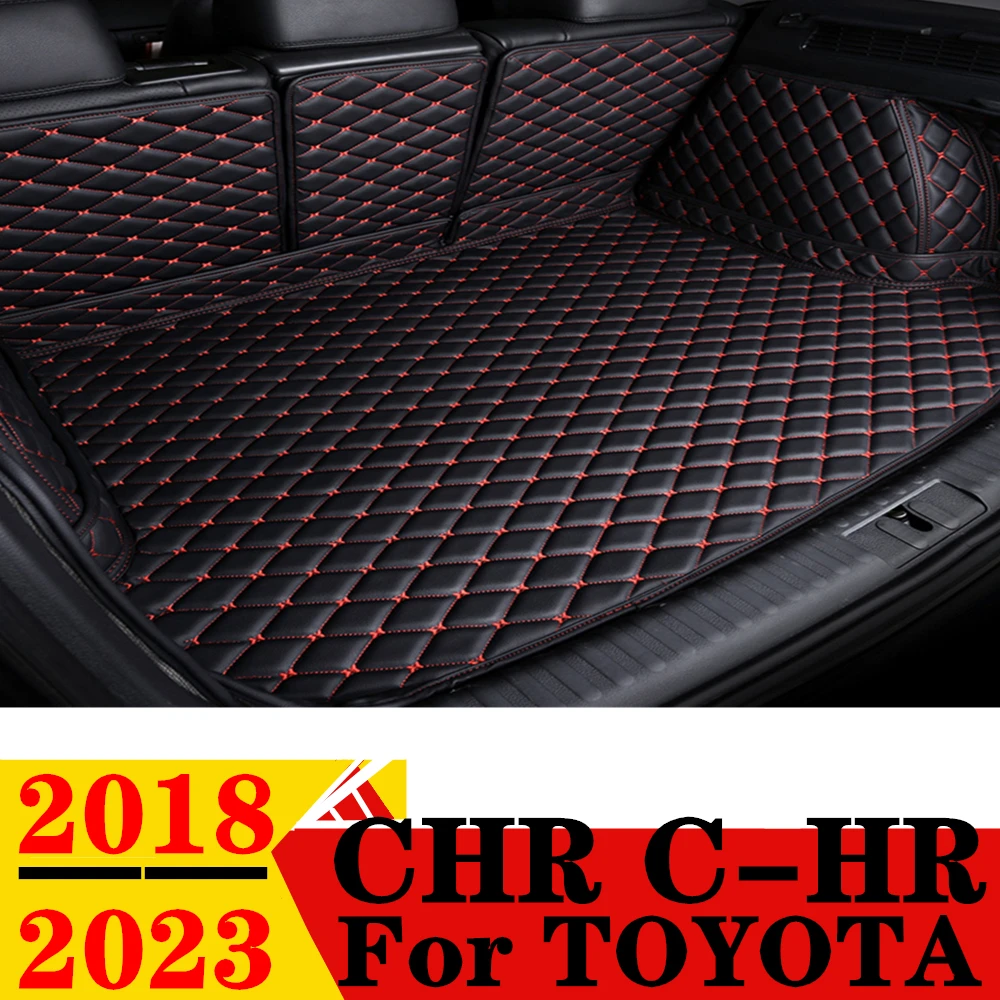 

Автомобильный коврик в багажник для Toyota C-HR CHR 2023 2022 2021 2020 2019 2018, задняя крышка багажника, коврик для багажника, детали для багажника, багажника