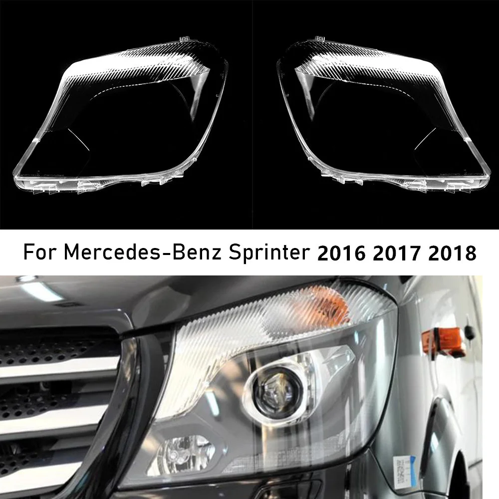 

For Mercedes-Benz Sprinter 2013 2014 2015 2016 2017 2018 Headlight Cover Lens Shell Lampcover Lampshade Headlamp Light mask