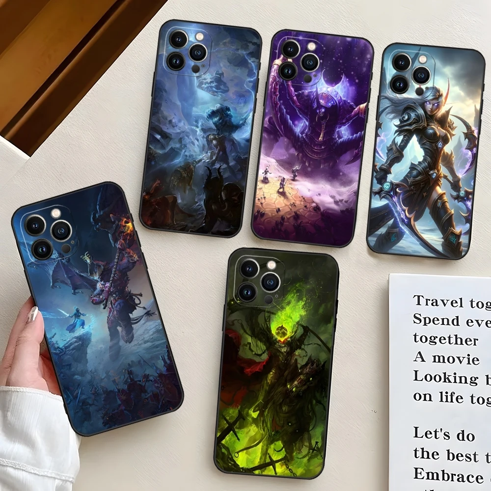 W-World Of W-Warcraft W-Wow Phone Case for iphone 15 Pro Max 14 Mini 13 12 11 X Xr Xs 6 15 7 8 Plus Back Cover