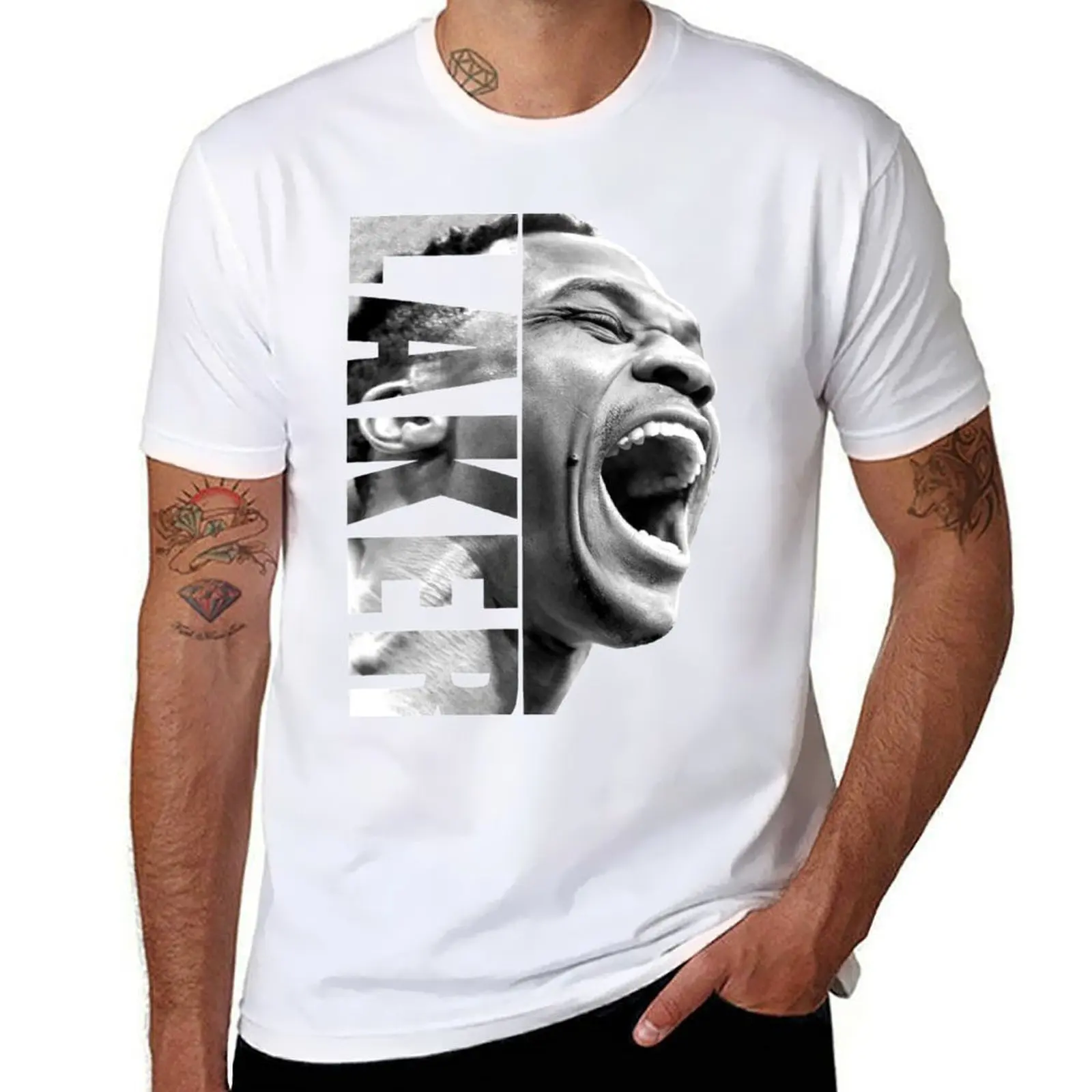 

Russel Westbrook - LAKER T-Shirt t shirts for man cotton funny t shirt man casual T-Shirt