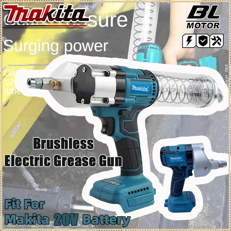 

Makita Brushless Electric Grease Gun Wireless Fully Automatic High-Pressure Excavator Specific Grease Gun For Makita 18V Battery