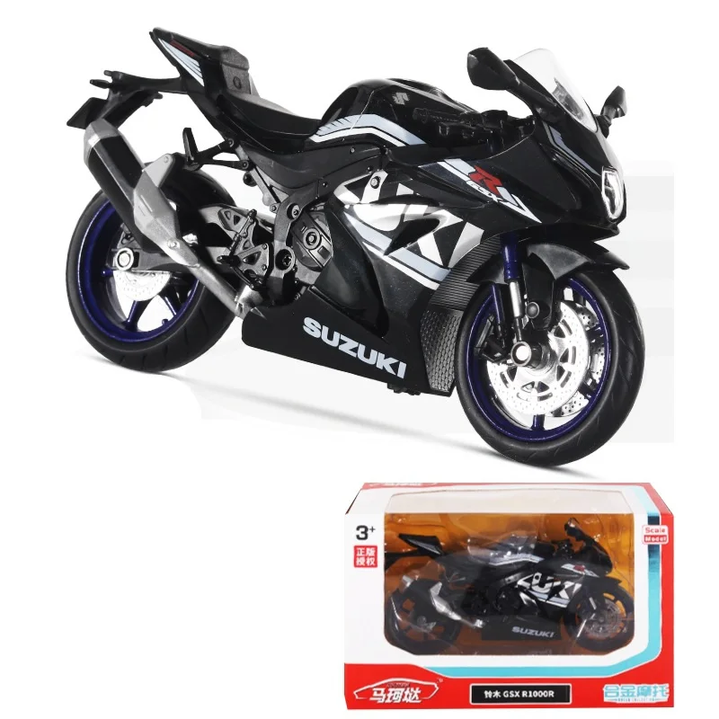 1:12 Suzuki GSX-R1000R Alloy Racing Motorcycle Model Diecast