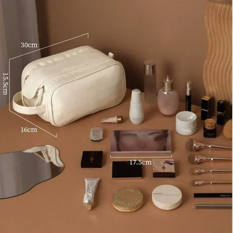 Borse da viaggio uomo donna borsa cosmetica borse per il trucco impermeabili Organizer borsa da toilette per cosmetici di grande capacità