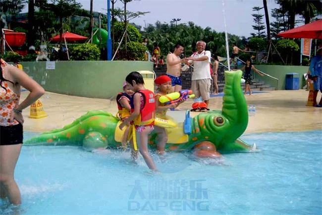 China Import Toys Kids Theme Park Rides Swimming Pool Water Play Equipment Crocodile Water Splash Pad Sprinkler for Kids