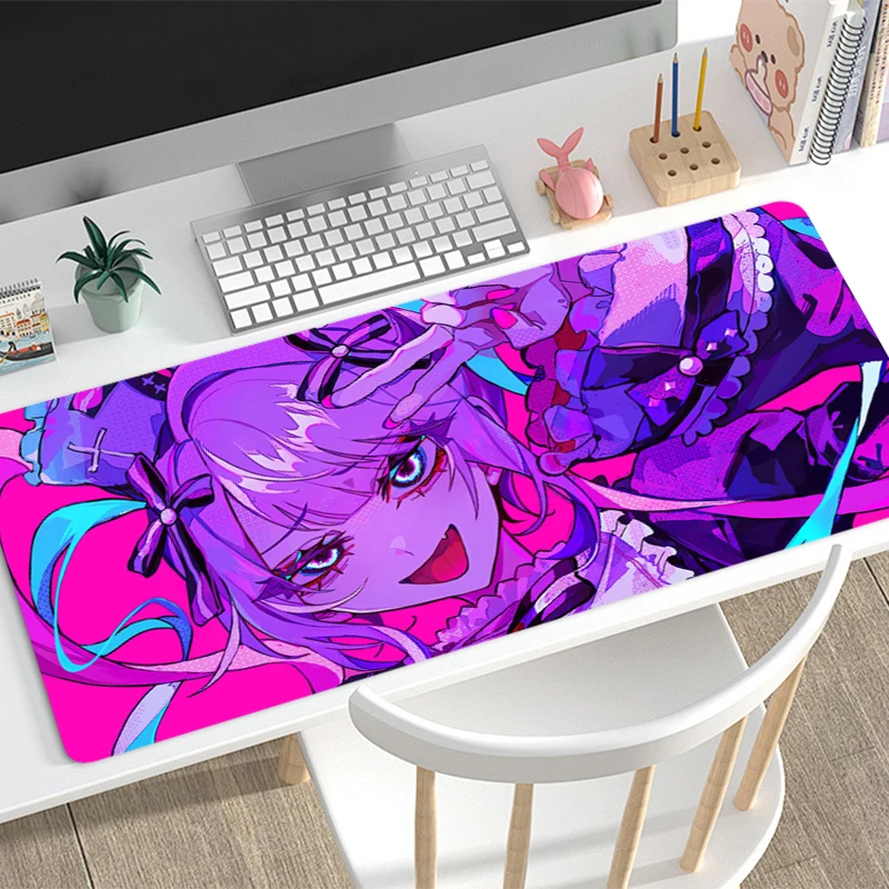 

Gaming Mousepad Needy Girl Overdose Anime Mouse Mat Office Gamer Computer Mouse Pad HD Print Large Desk Mat PC carpet Mousepad
