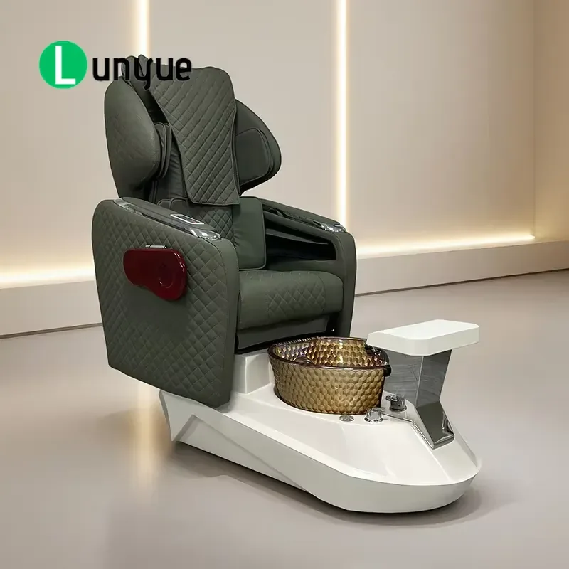 Electric Pedicure Chair for Beauty Spa Nail Eyelash Massage Foot Sofa Comfortable Recliner Furniture