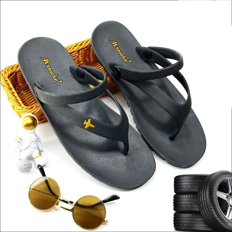 Sandals for Men Soft Tires Rubber Flip Flops Summer Fashion Breathable Casual Shoes Men