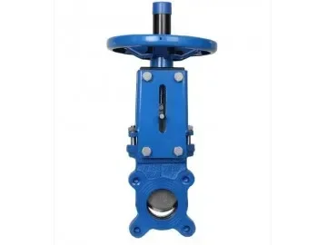 Stainless Steel Knife Gate Valve Handwheel / Pneumatic / Hydraulic
