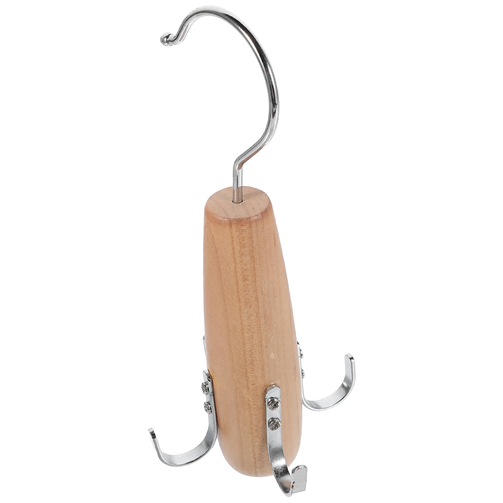 

Wooden Multifunction Closet Organizer 360 Rotating Eco Belt Scarves Ties Hanger Space-Saving Storage Rack For Shoes Accessories