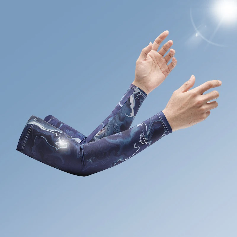 

Летние охлаждающие нарукавники из ледяного шелка с защитой от УФ-излучения, высокоэластичные, дышащие, для езды на велосипеде, вождения, походов и активного отдыха на природе