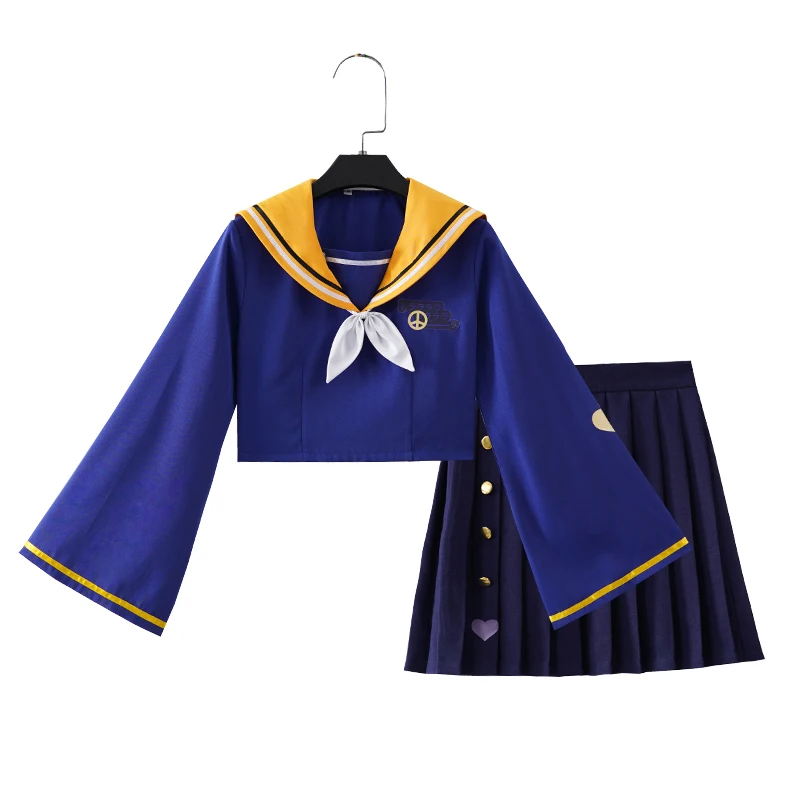 Brdwn JoJos Bizarre Adventure Girls Higashikata Kakyoin Noriaki Giorno Johnny Cosplay Custome JK School Uniform Sailor Suit