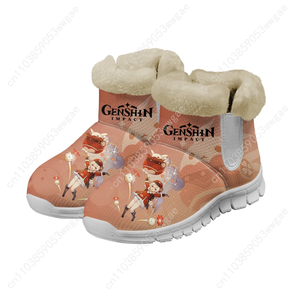 

Genshin Klee Snow Boot Warm Boot Man Women Teenager Shoe High Quality Casual Lightweight Couple Sneakers Customized Sports Shoes