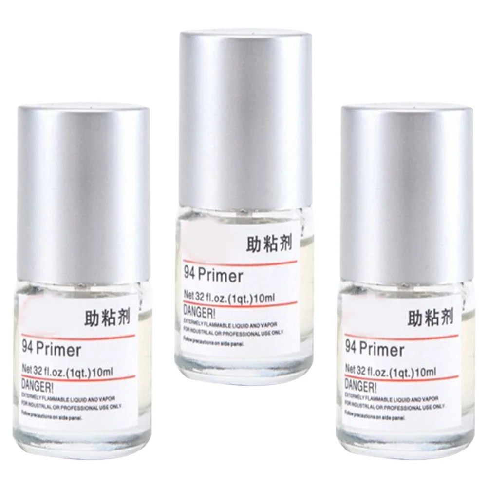 

3 Bottles Adhesion Promoter Automotive Multi Purpose Adhesive Enhancer Double Sided Tape Adhesion Promoter Bottle